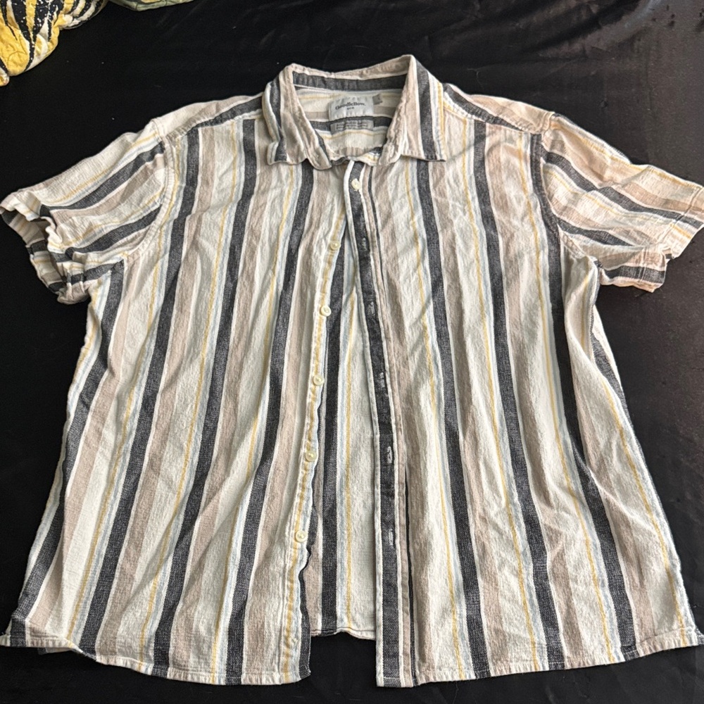 Striped Casual Men's Shirt